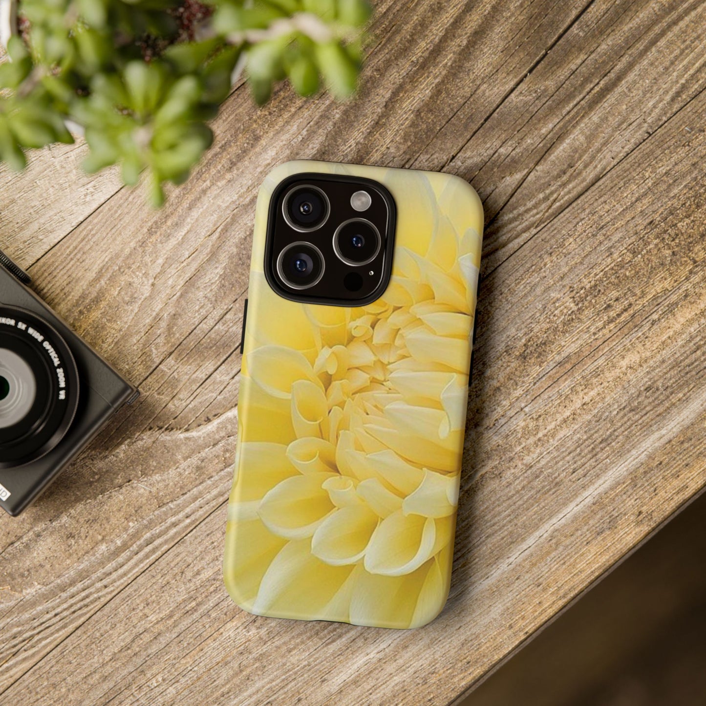 Yellow Dahlia Phone Tough Case