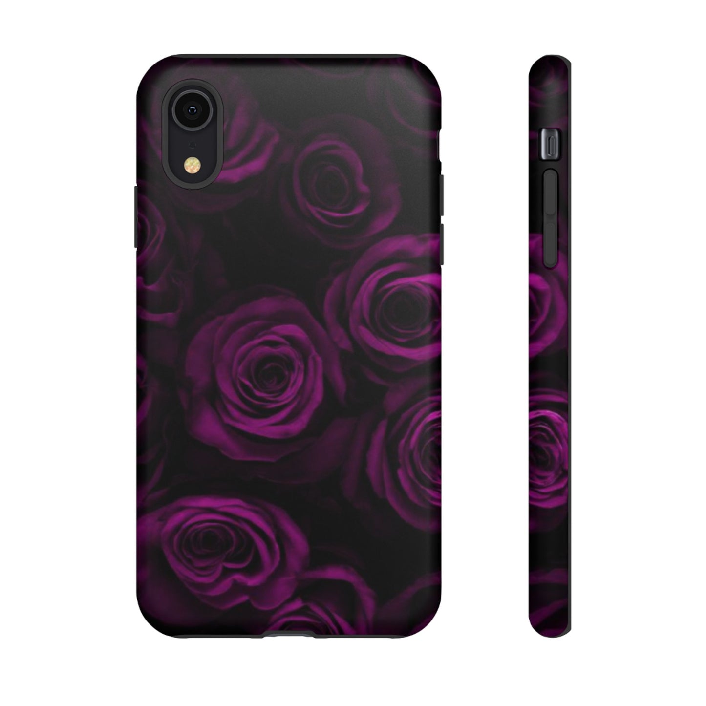 Dark Purple Roses Phone Tough Case