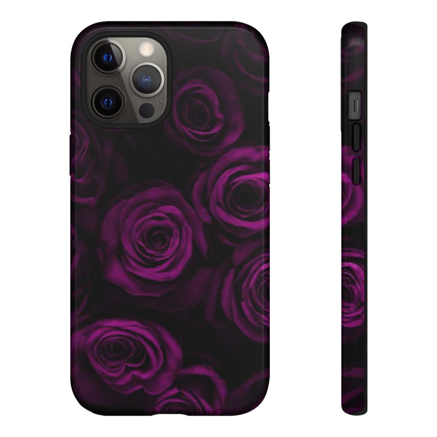 Dark Purple Roses Phone Tough Case