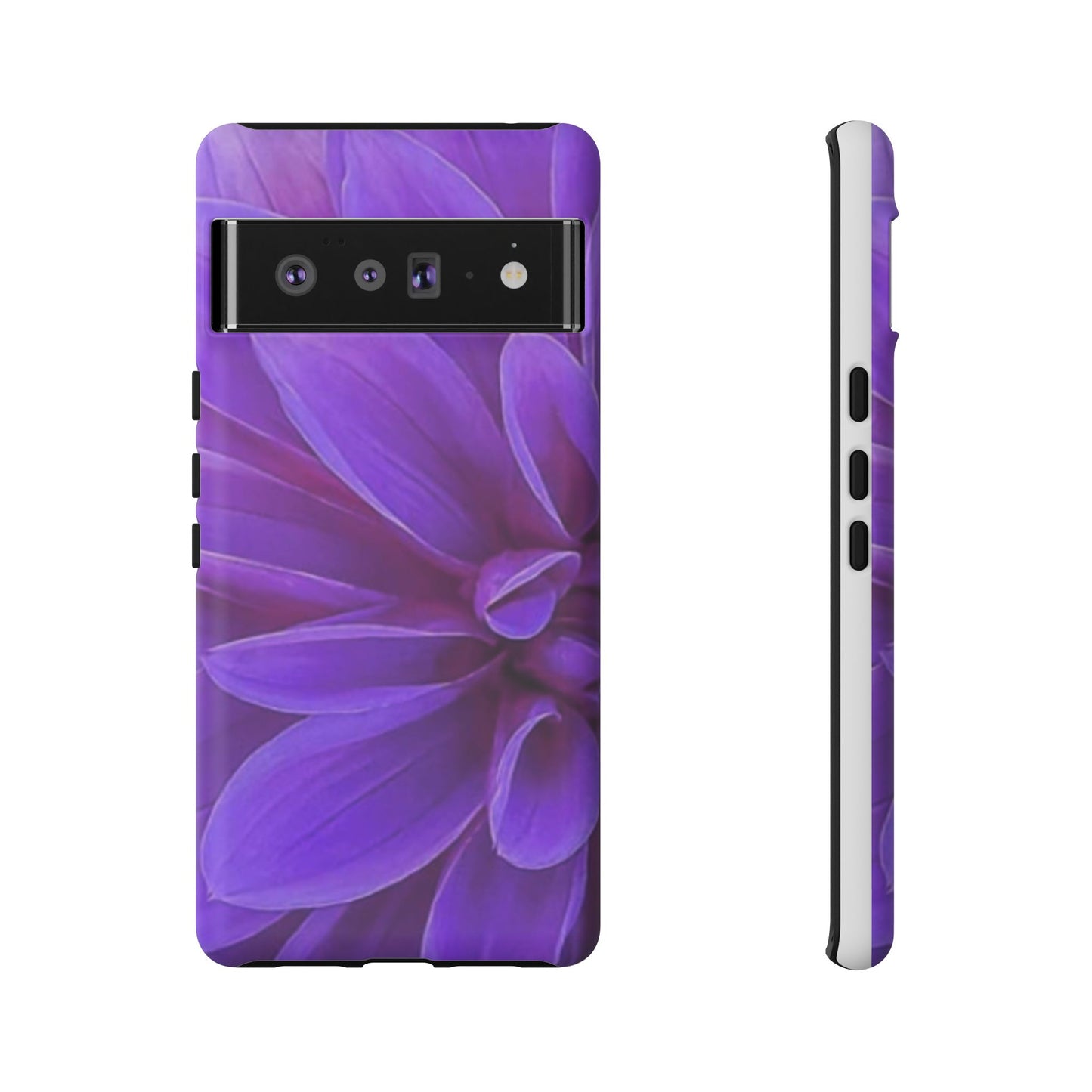 Purple Dahlia Tough Phone Case