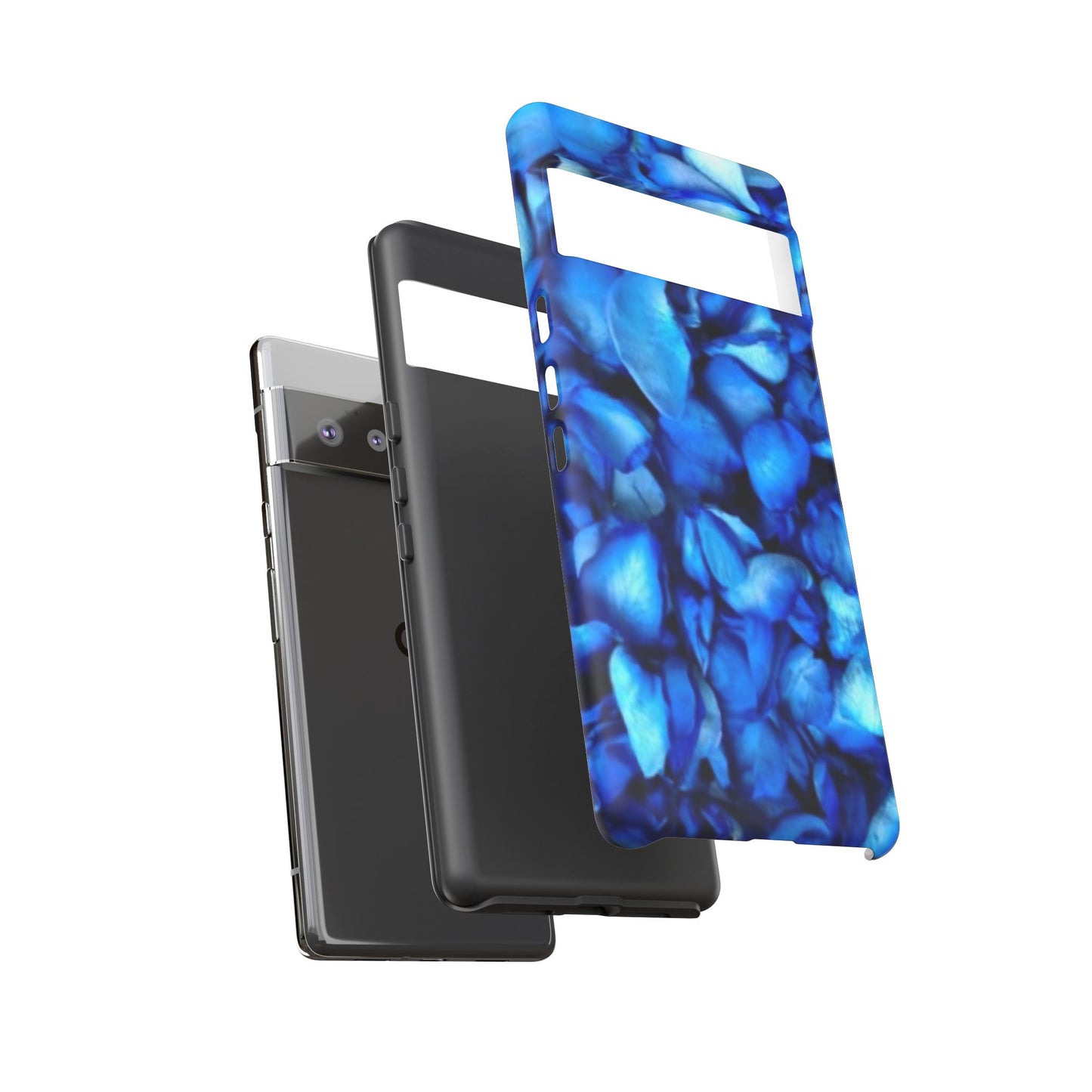 Blue Petals Tough Phone Case
