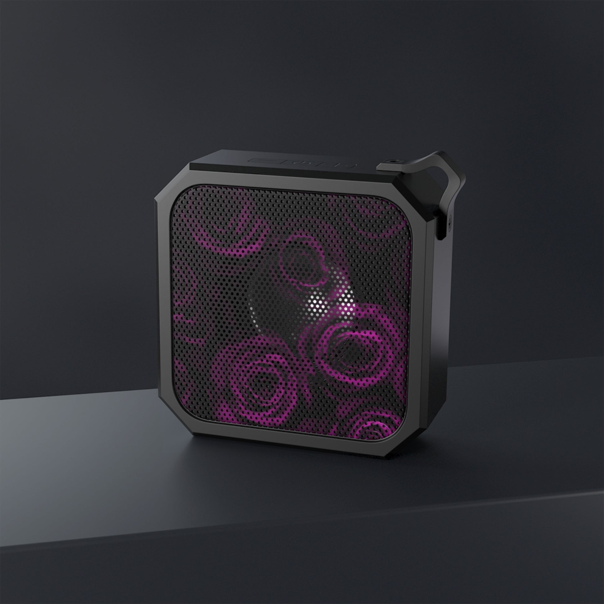 Enjoy the outdoors with this Dark Purple Roses Outdoor Bluetooth Speaker – sleek, floral design with strong audio.