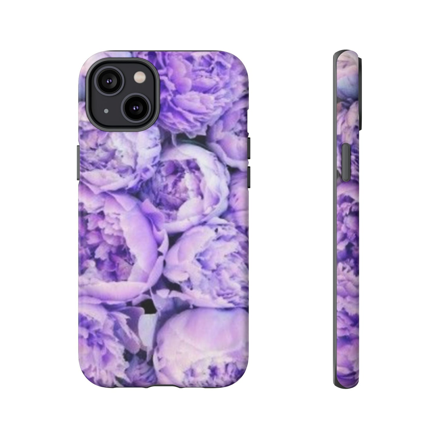 Purple Peony Tough Phone Case