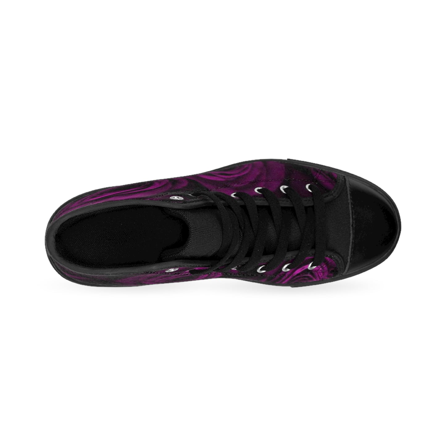 Purple Roses High Top Sneakers