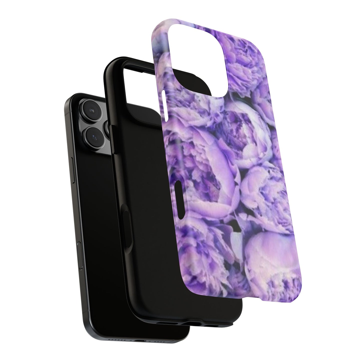 Purple Peony Tough Phone Case