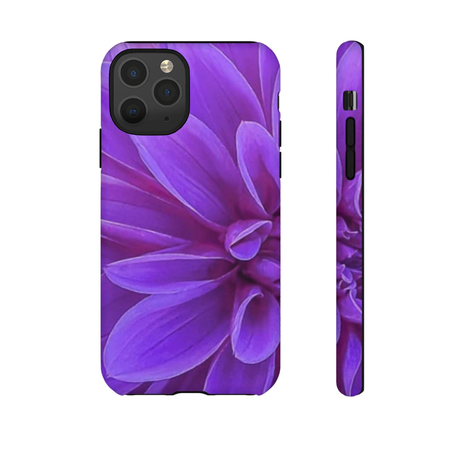 Purple Dahlia Tough Phone Case