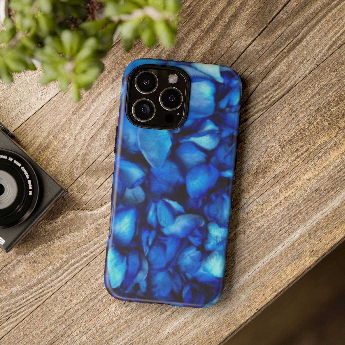 Blue Petals Tough Phone Case