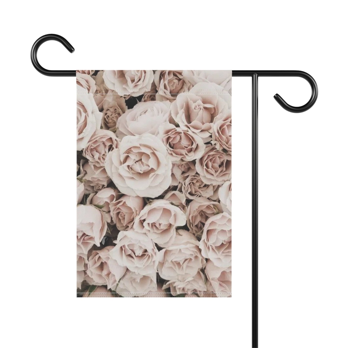 Light Pink Floral Garden and House Banner – Romantic Porch Decor