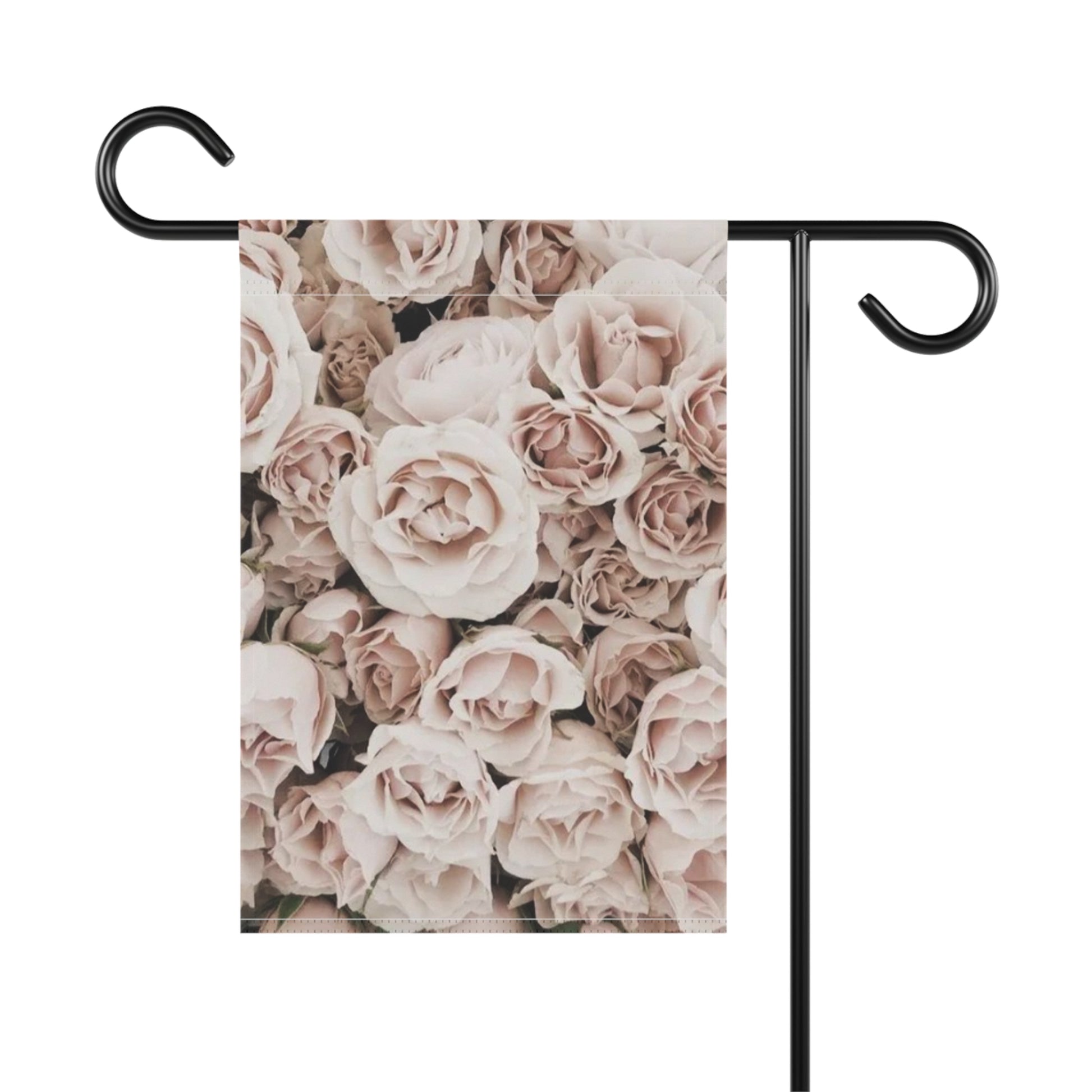Light Pink Floral Garden and House Banner – Romantic Porch Decor
