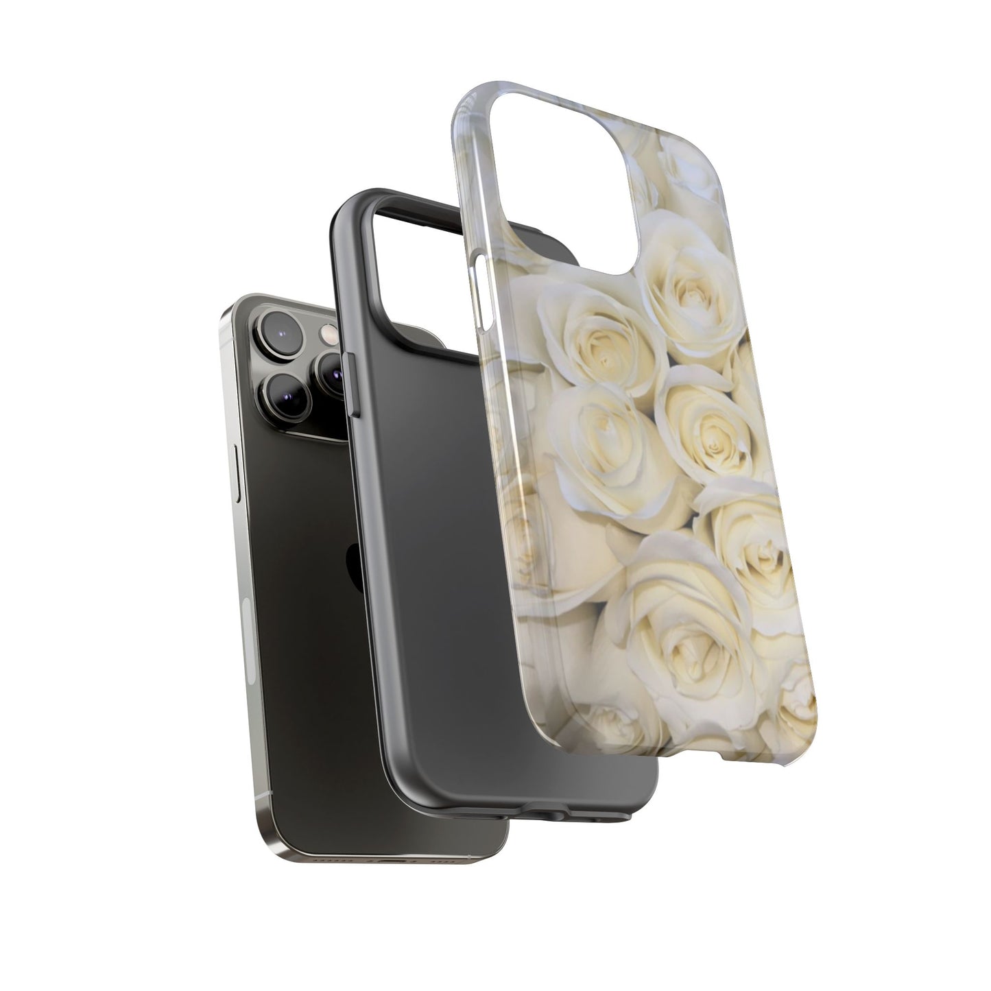 White Roses Tough Phone Case
