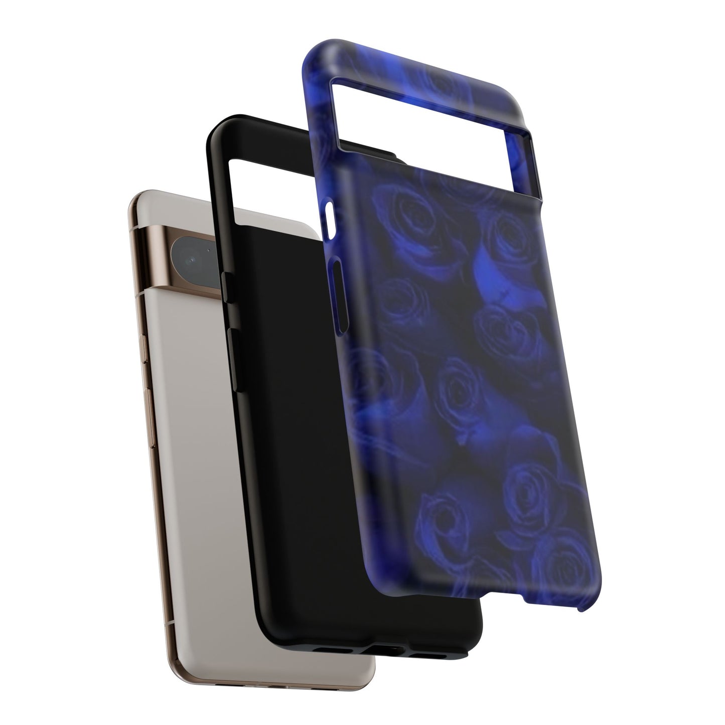 Dark Blue Roses Tough Phone Case
