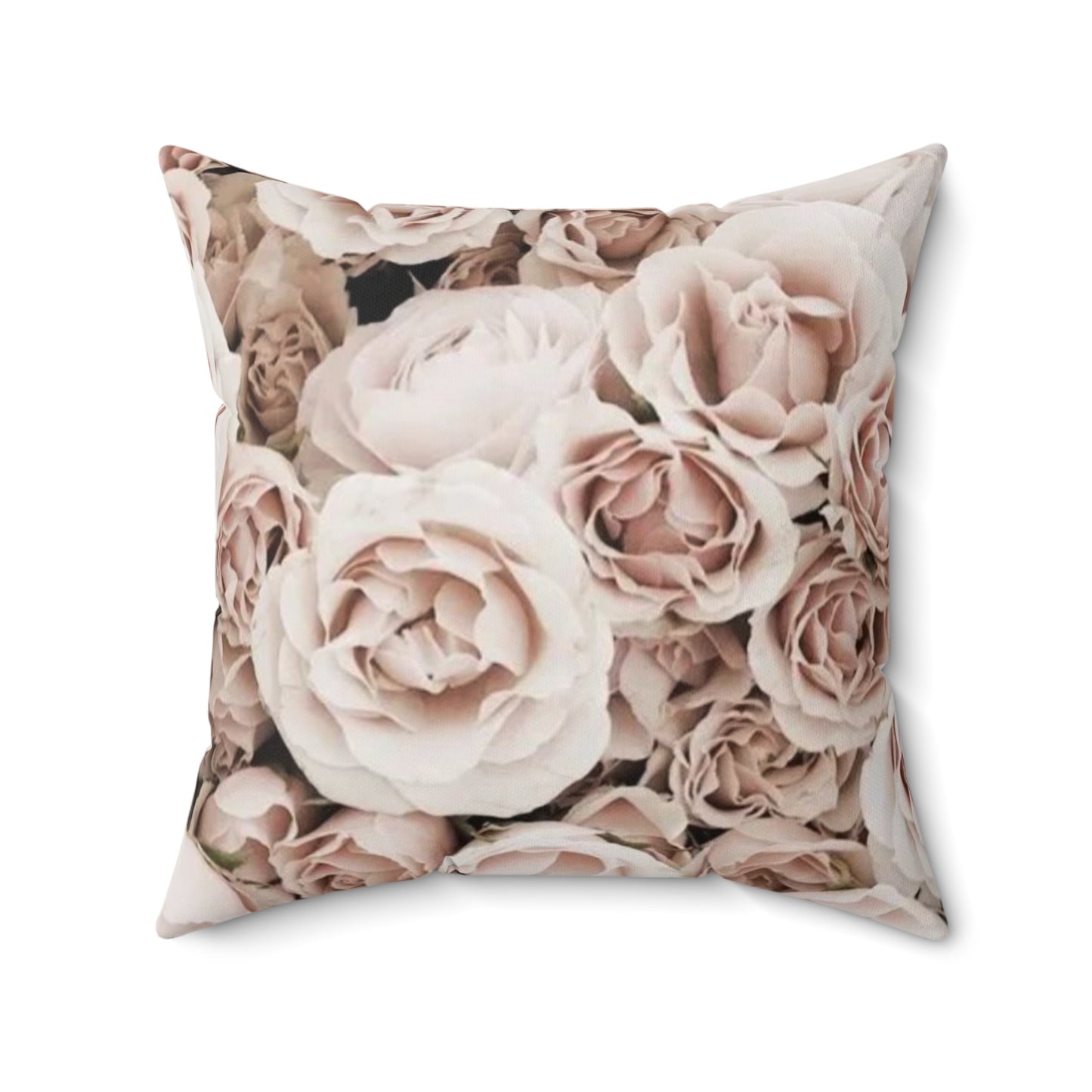 Light Pink Roses Square Pillow
