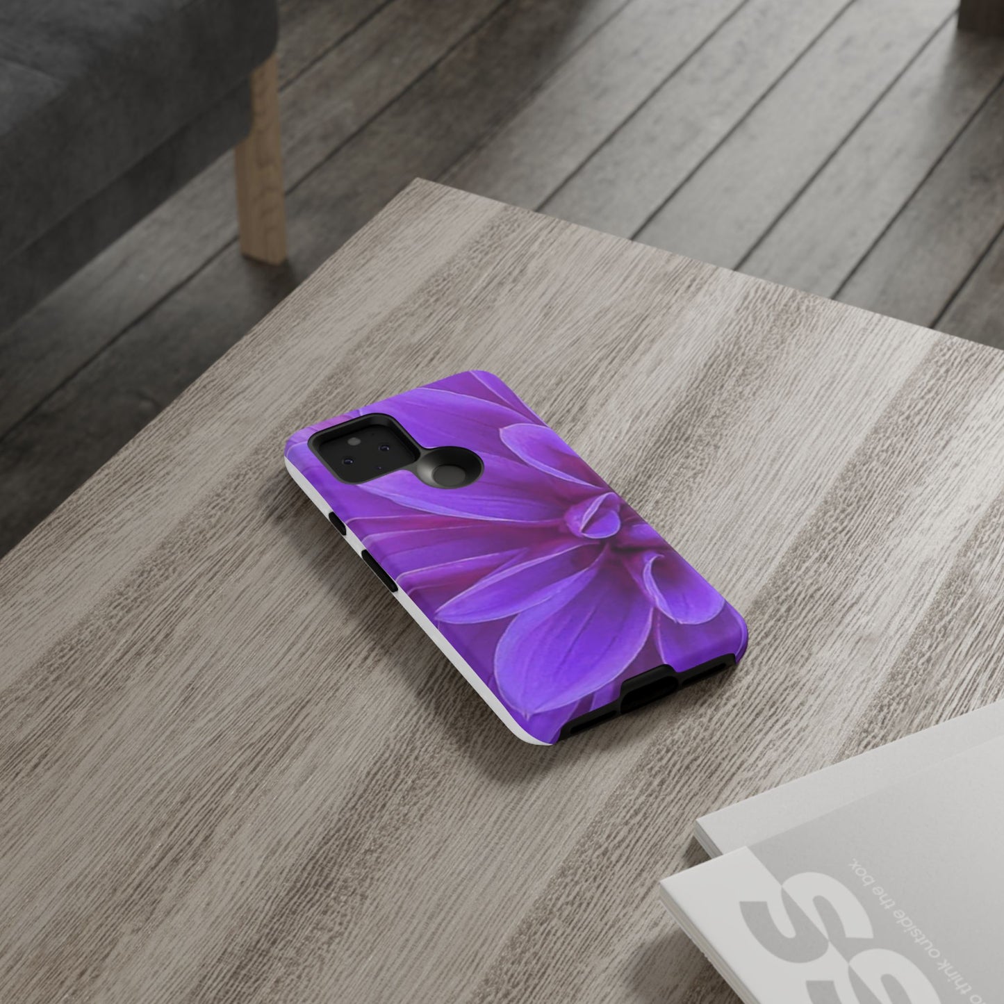 Purple Dahlia Tough Phone Case