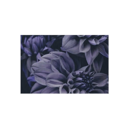 Blue Dahlia Outdoor Rug