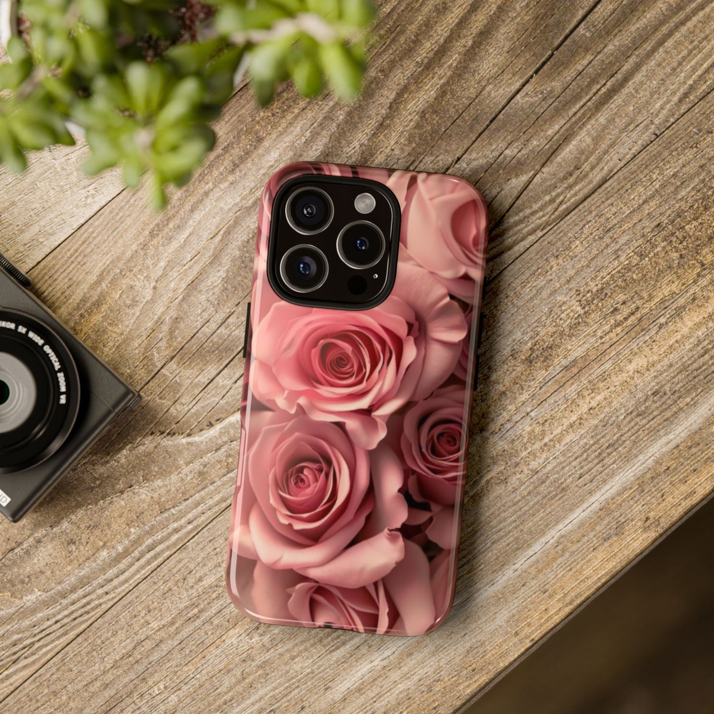 Pink Roses Tough Phone Case