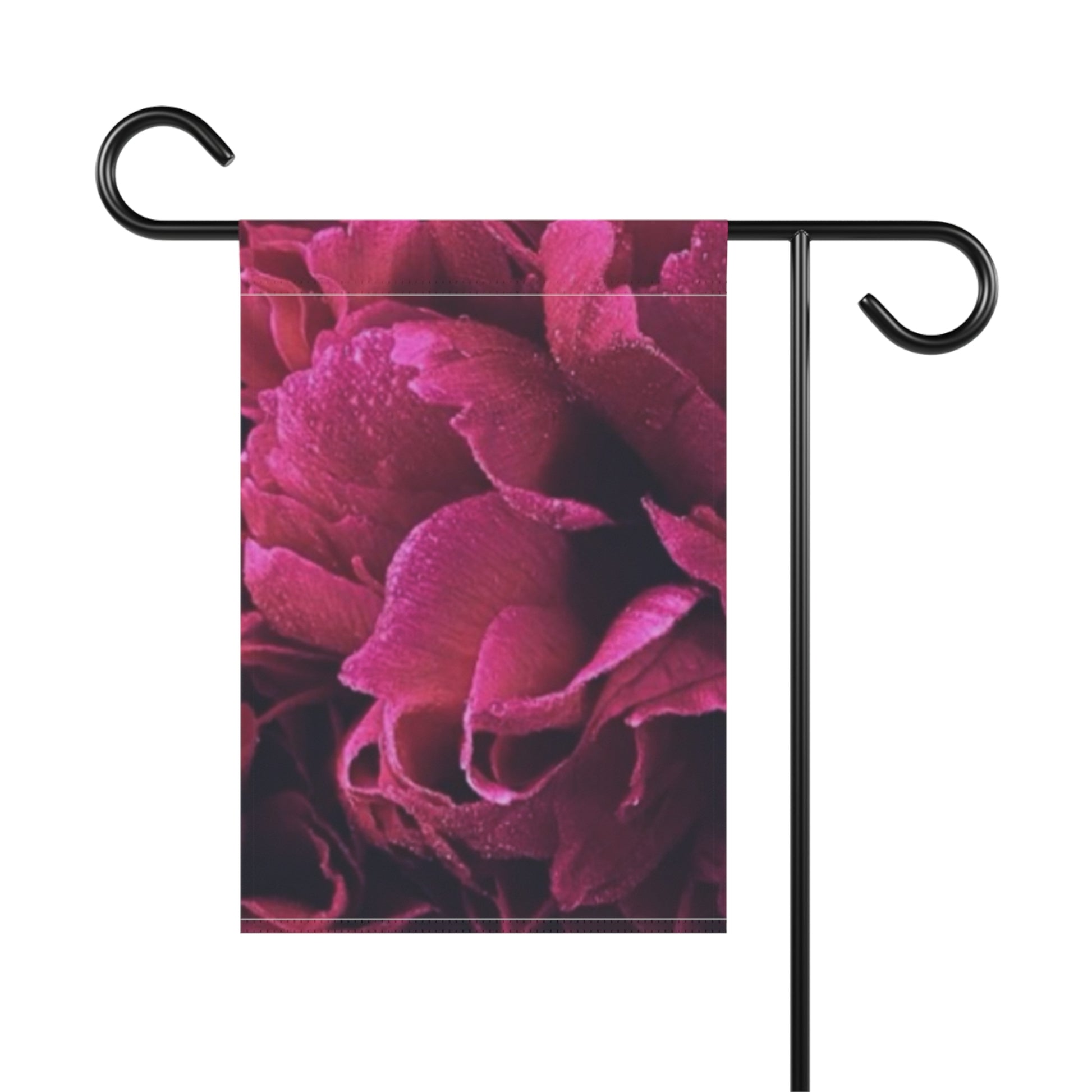 Magenta Floral Garden and House Banner – Bright & Cheerful Yard Flag