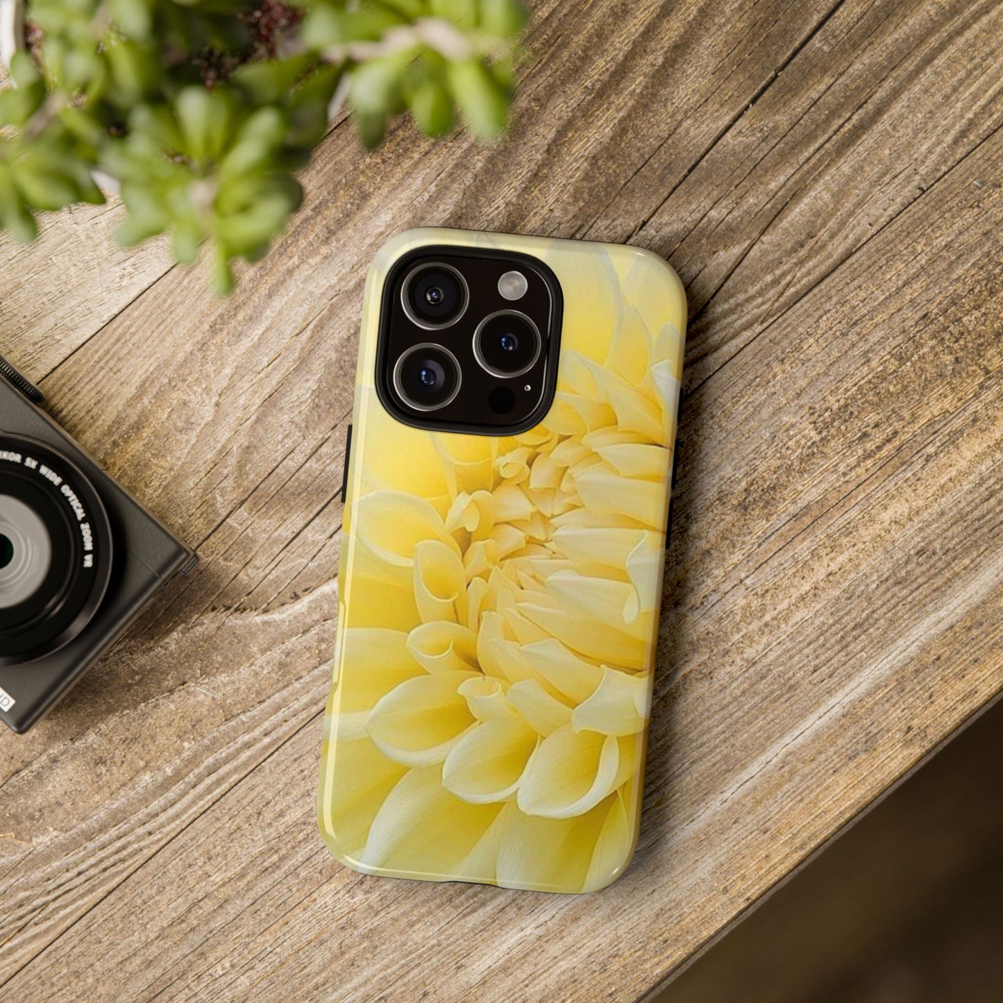 Yellow Dahlia Phone Tough Case