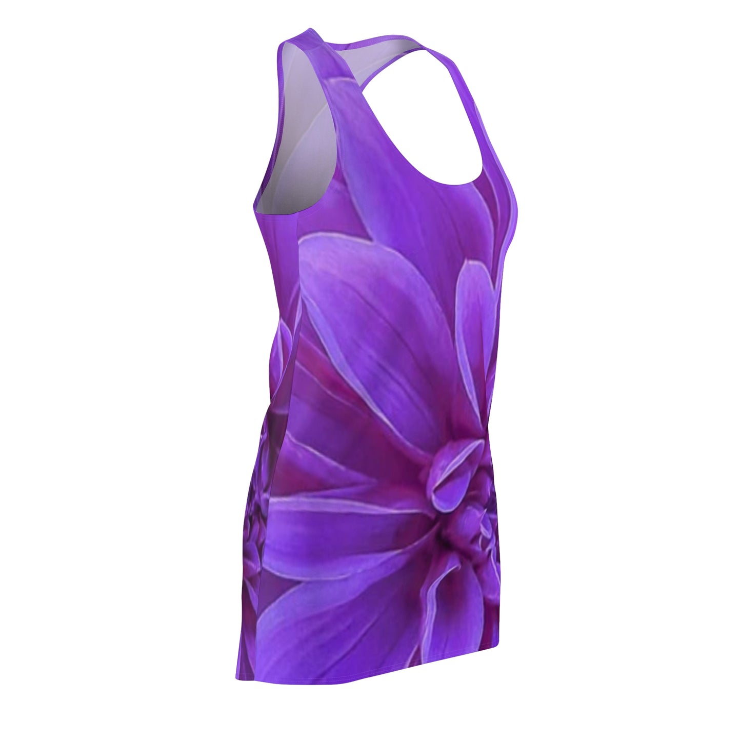 Purple Dahlia Racerback Dress
