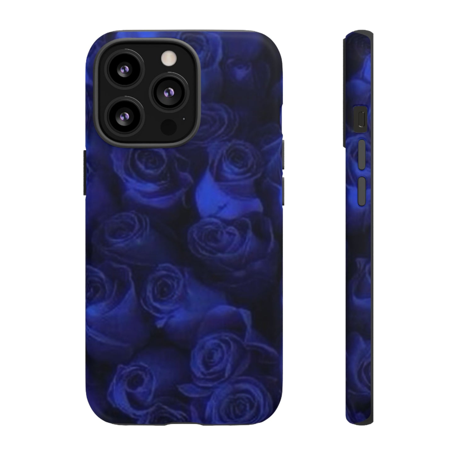 Dark Blue Roses Tough Phone Case