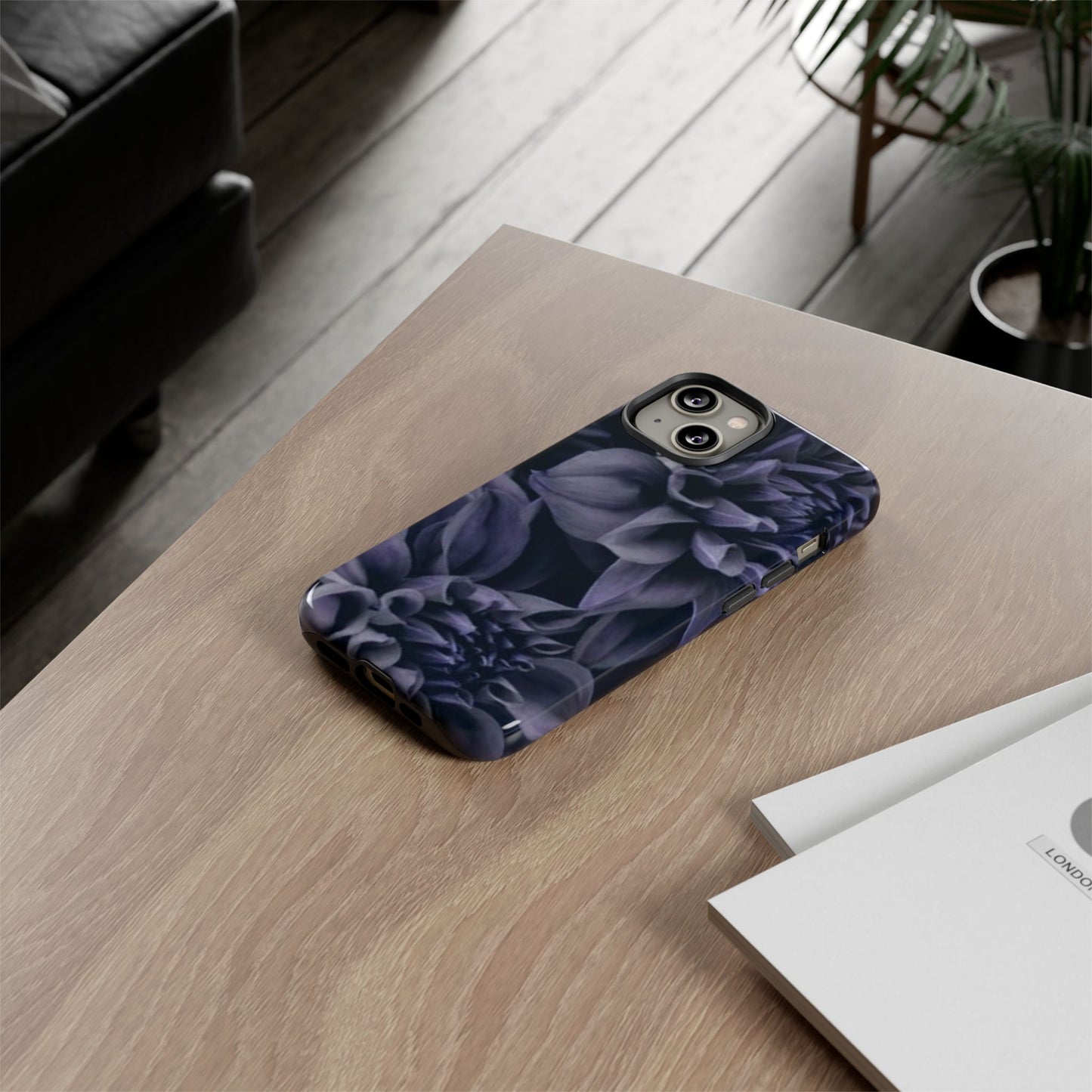 Blue Dahlia Phone Tough Case