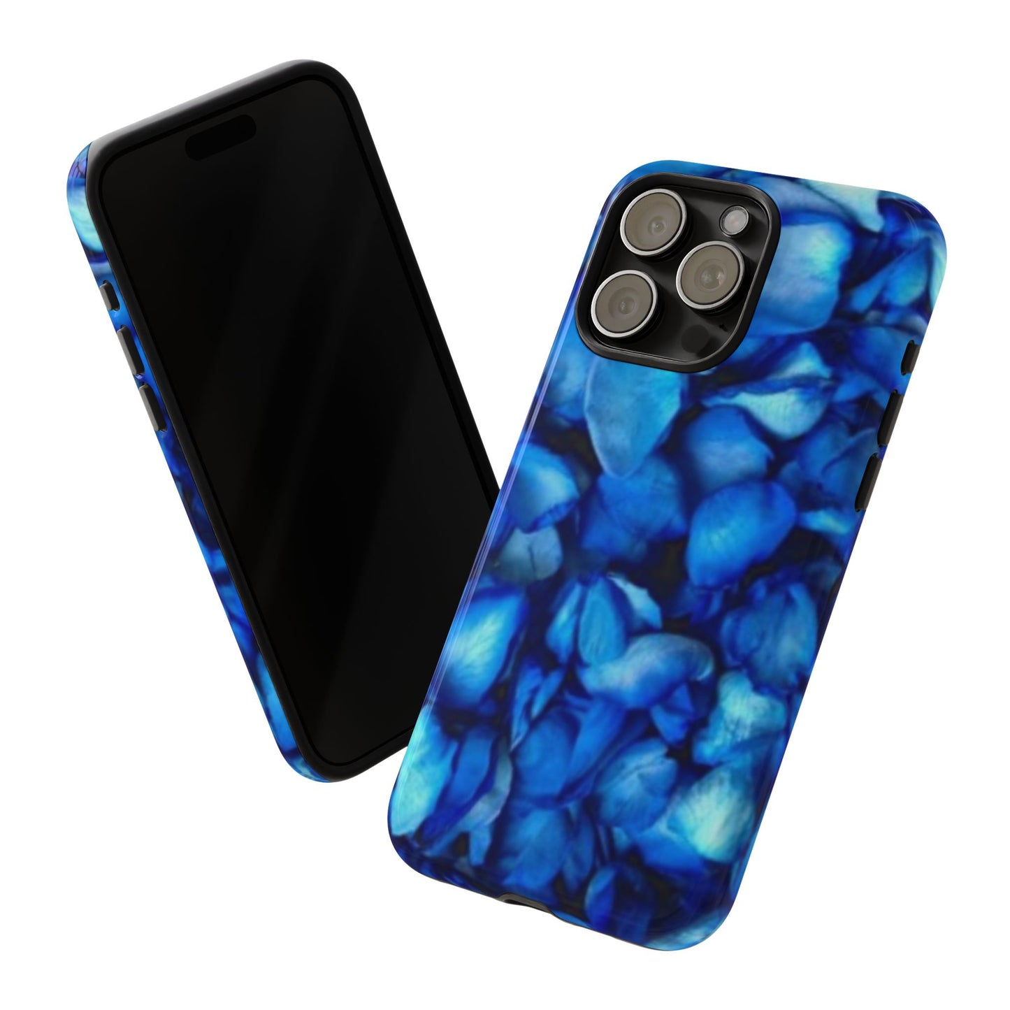 Blue Petals Tough Phone Case