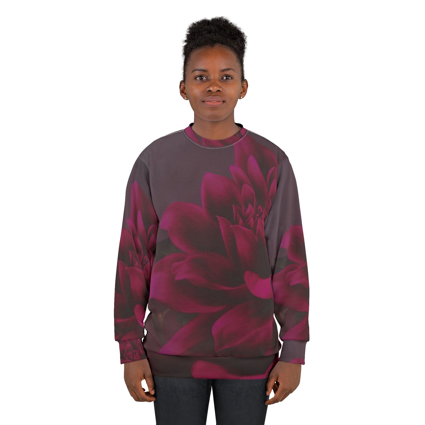 Magenta Dahlia Sweatshirt