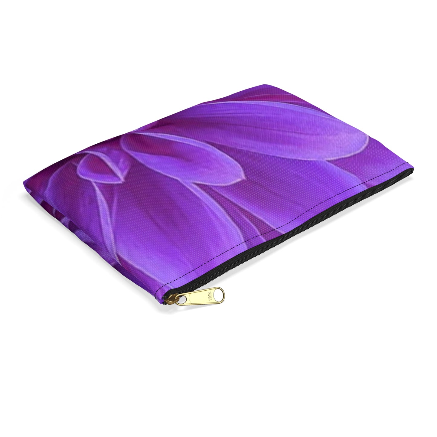 Purple Dahlia Accessory Pouch