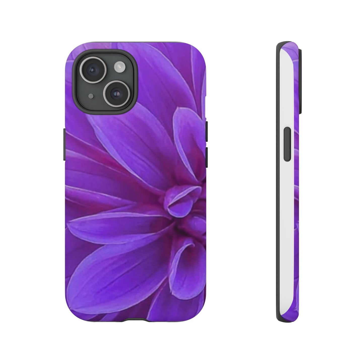 Purple Dahlia Tough Phone Case