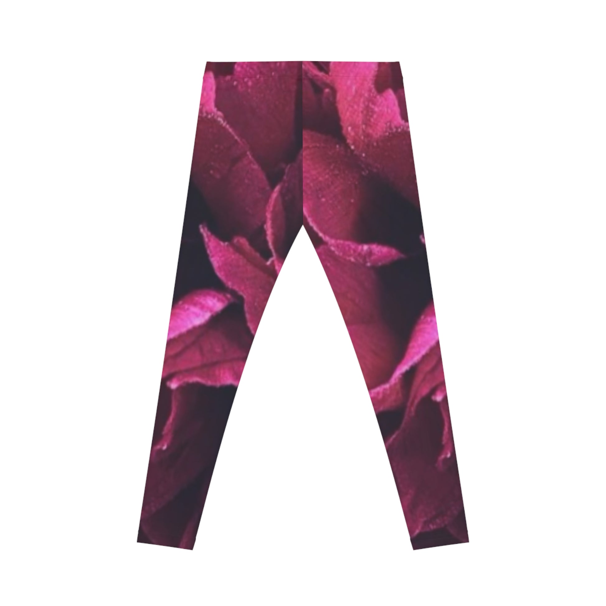 Magenta Floral Comfortable Floral Casual Leggings