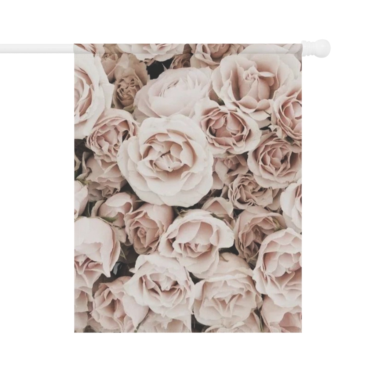Light Pink Floral Garden and House Banner – Romantic Porch Decor
