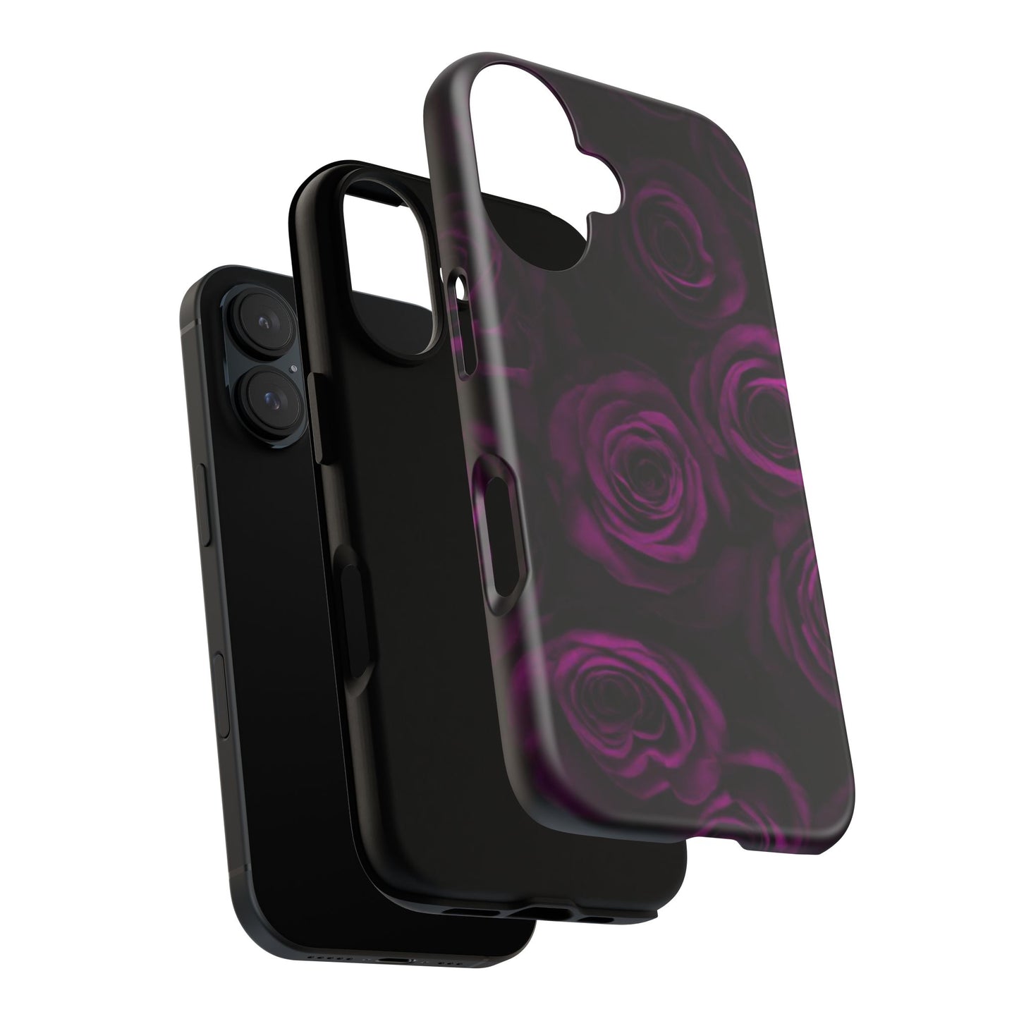 Dark Purple Roses Phone Tough Case