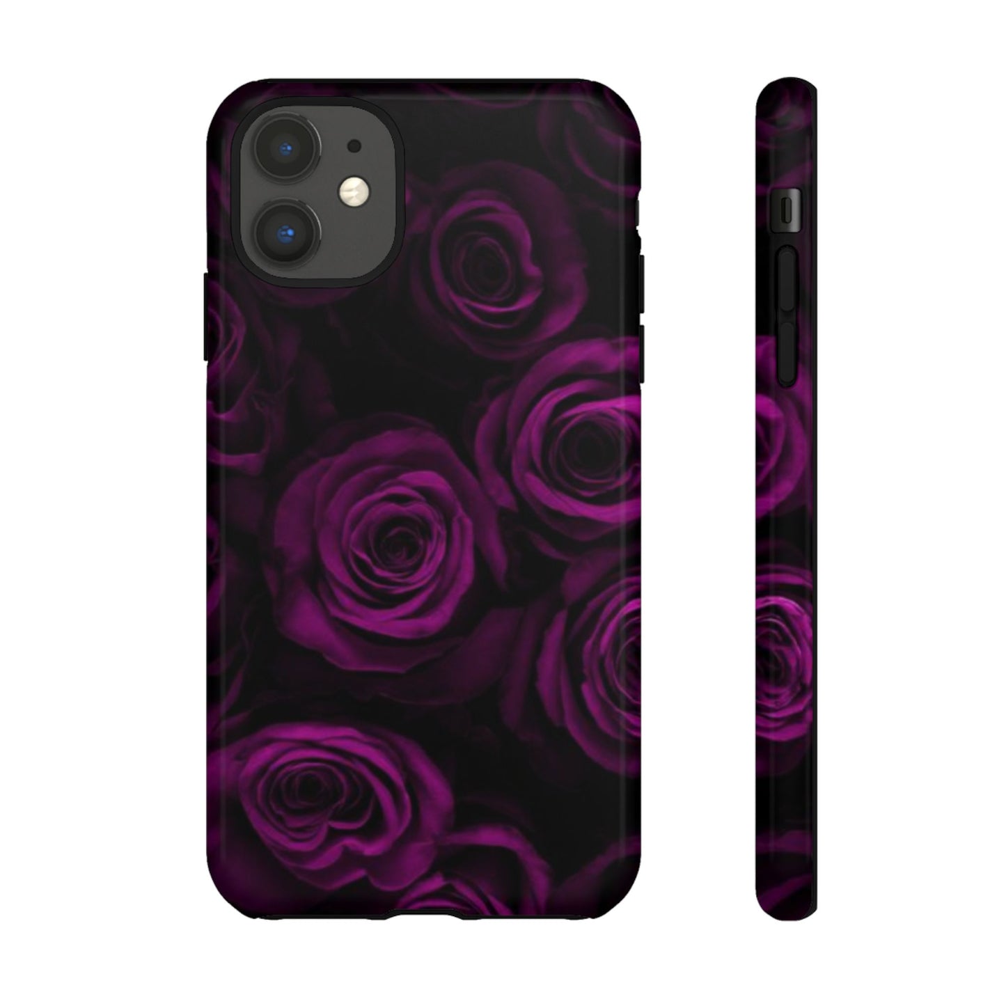 Dark Purple Roses Phone Tough Case