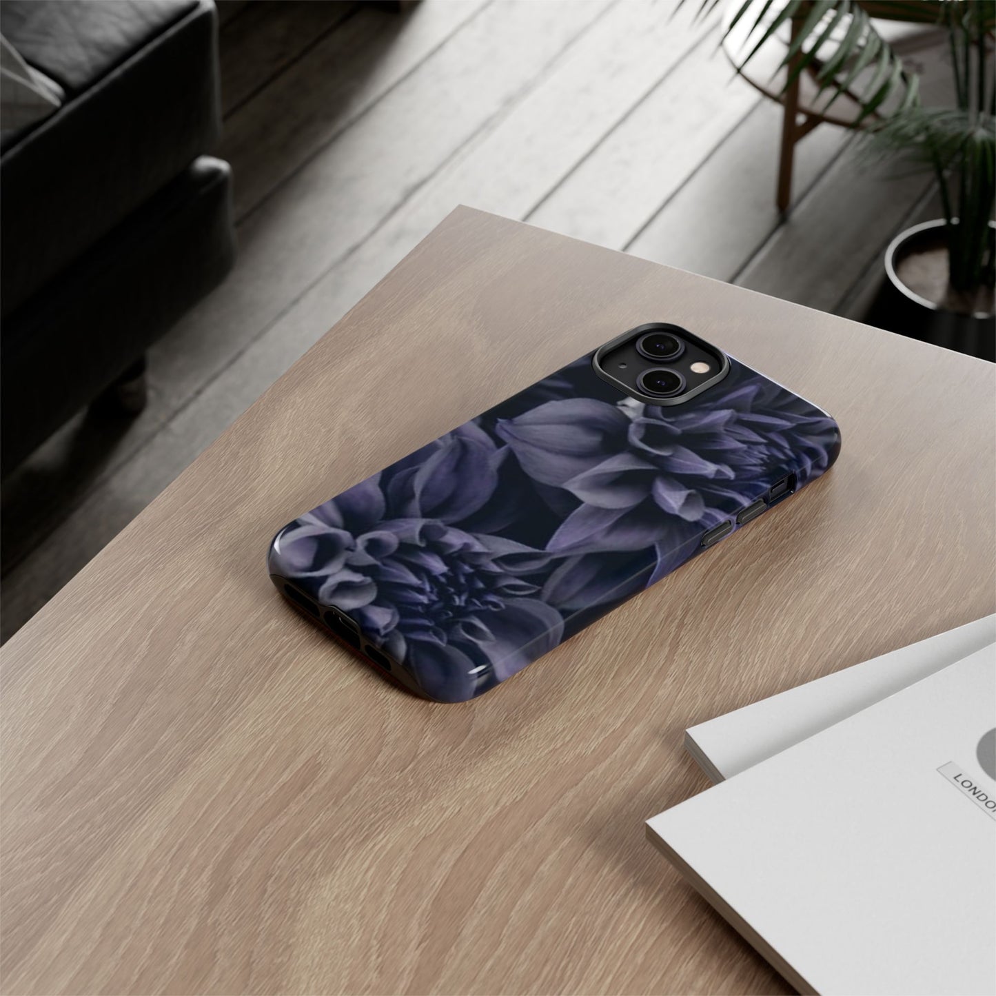 Blue Dahlia Phone Tough Case
