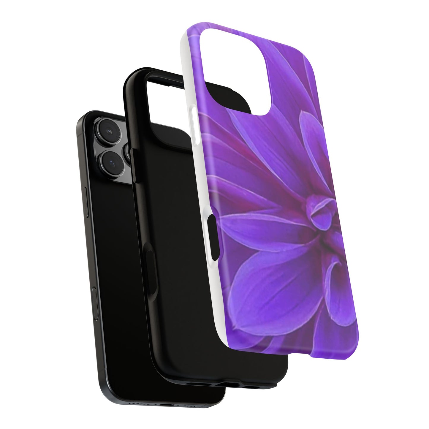 Purple Dahlia Tough Phone Case