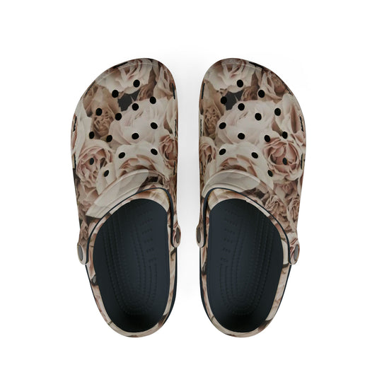 Light Pink Roses Foam Shoes