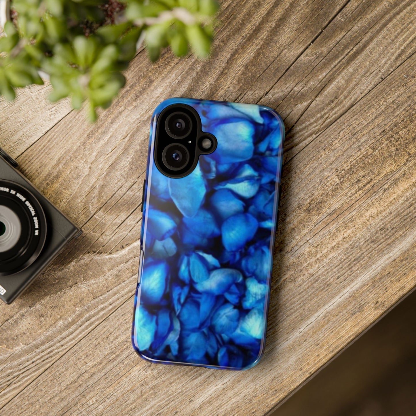 Blue Petals Tough Phone Case