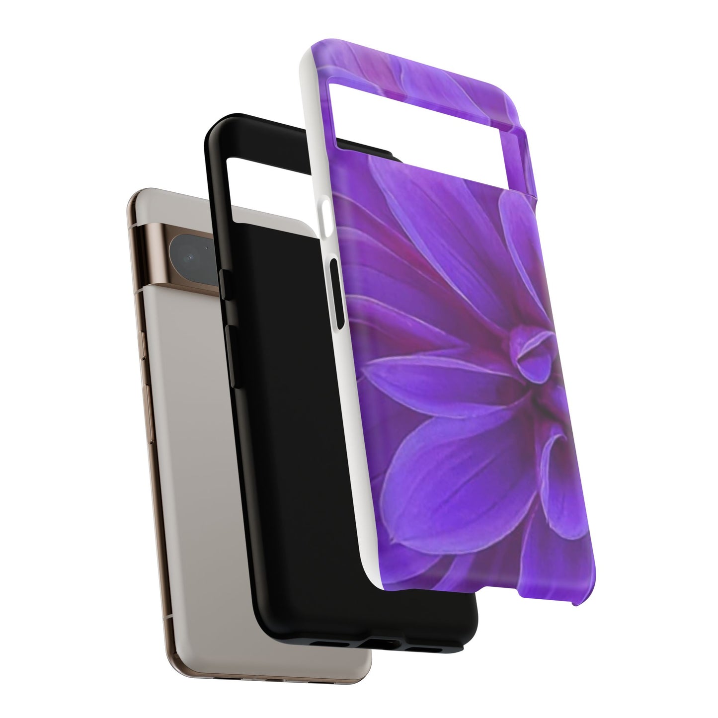 Purple Dahlia Tough Phone Case