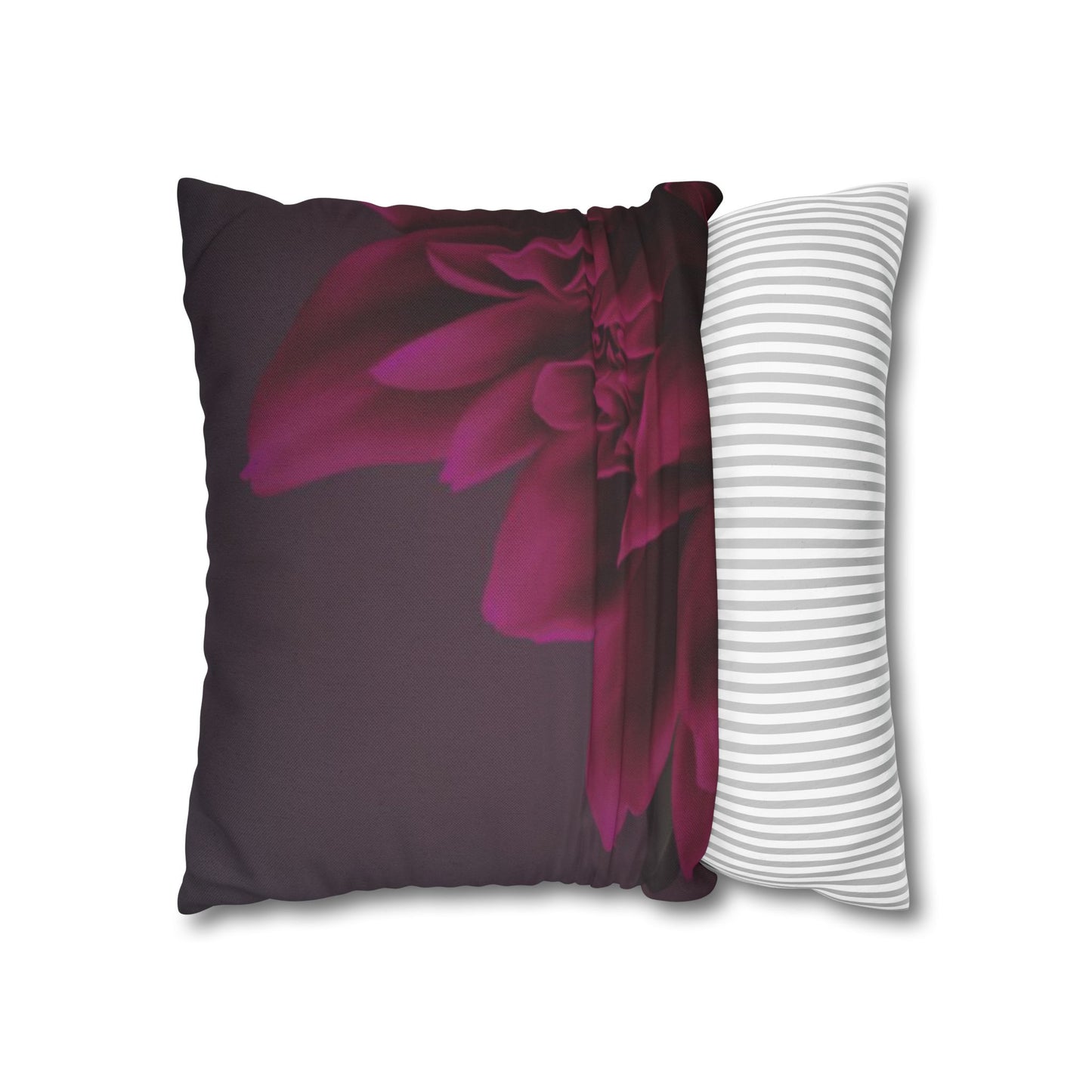 Magenta Dahlia Square Pillowcase