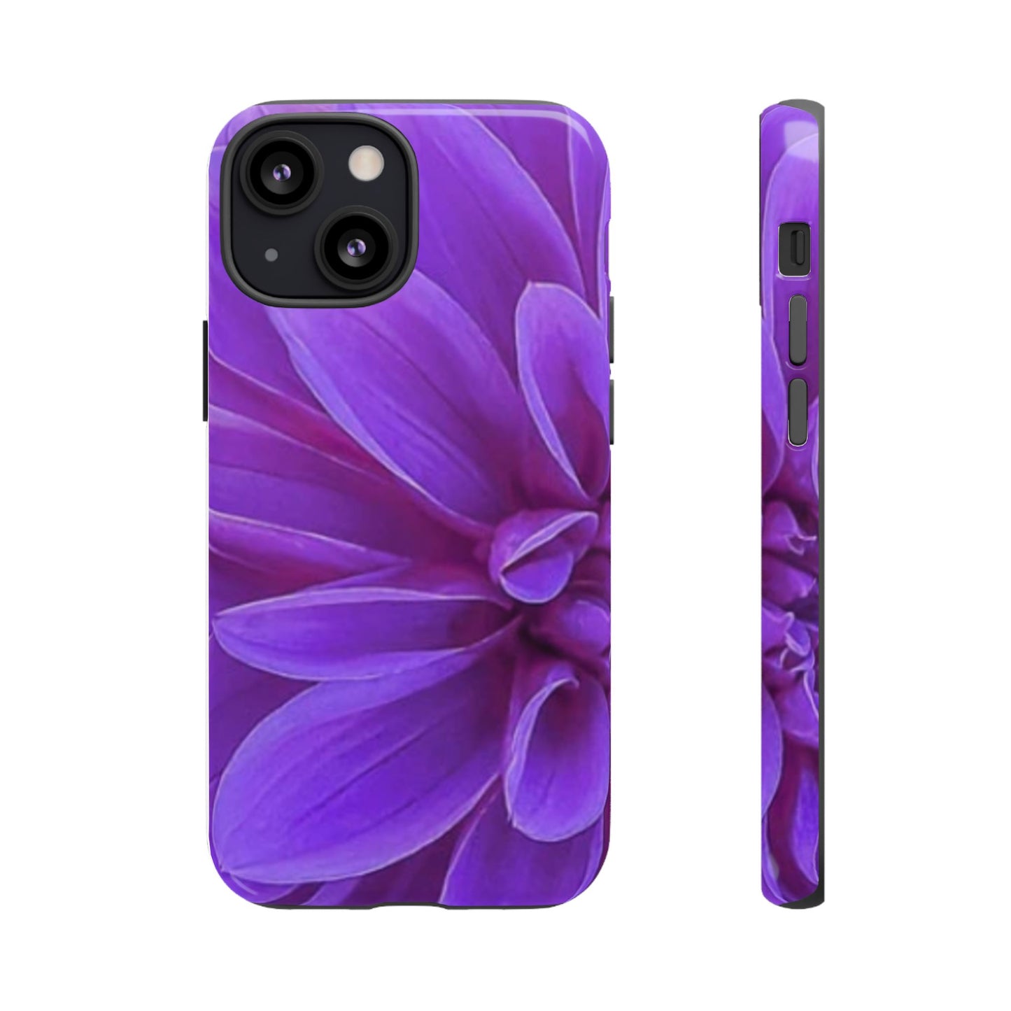 Purple Dahlia Tough Phone Case