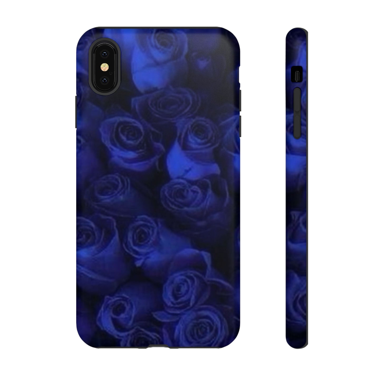 Dark Blue Roses Tough Phone Case