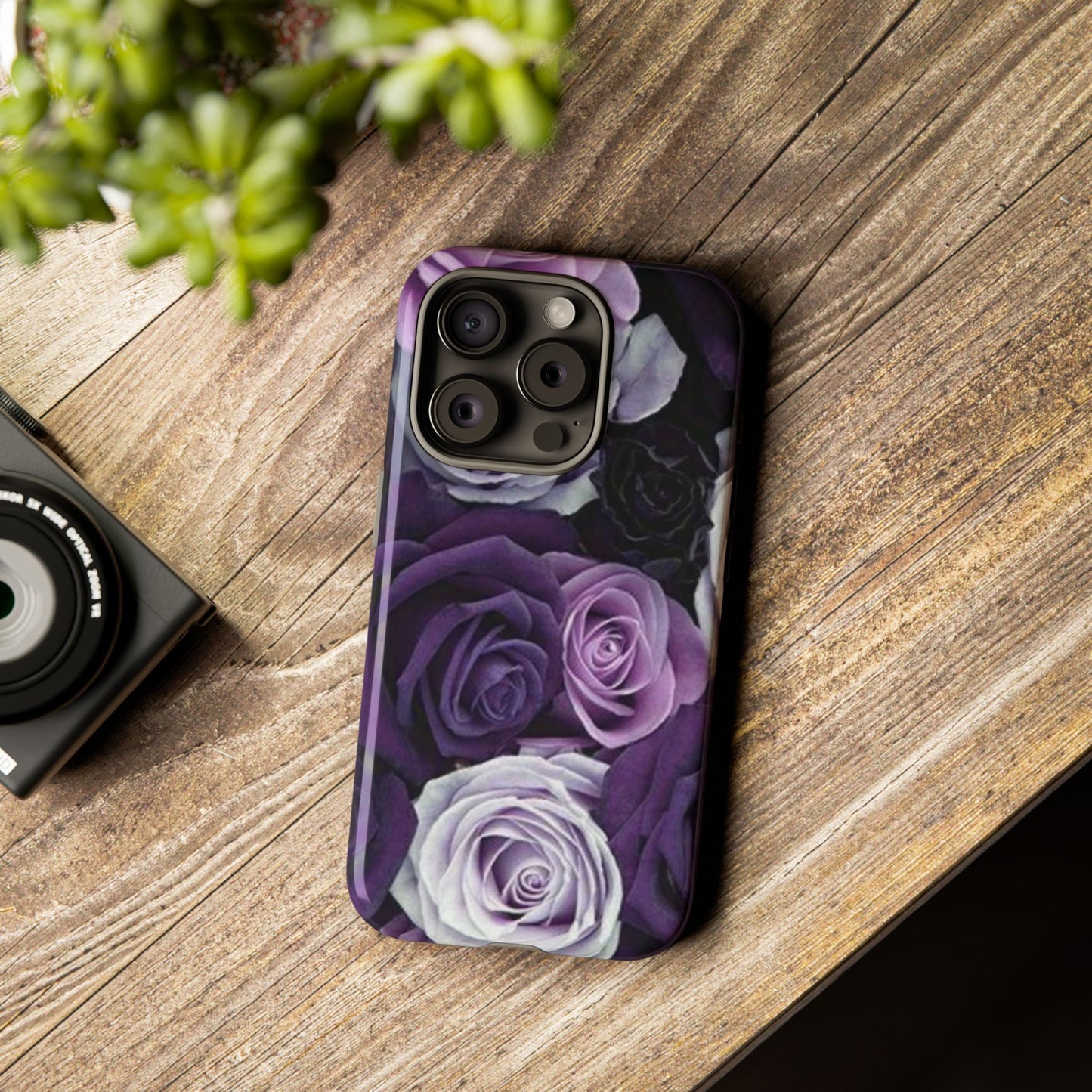 Purple Roses Tough Phone Case