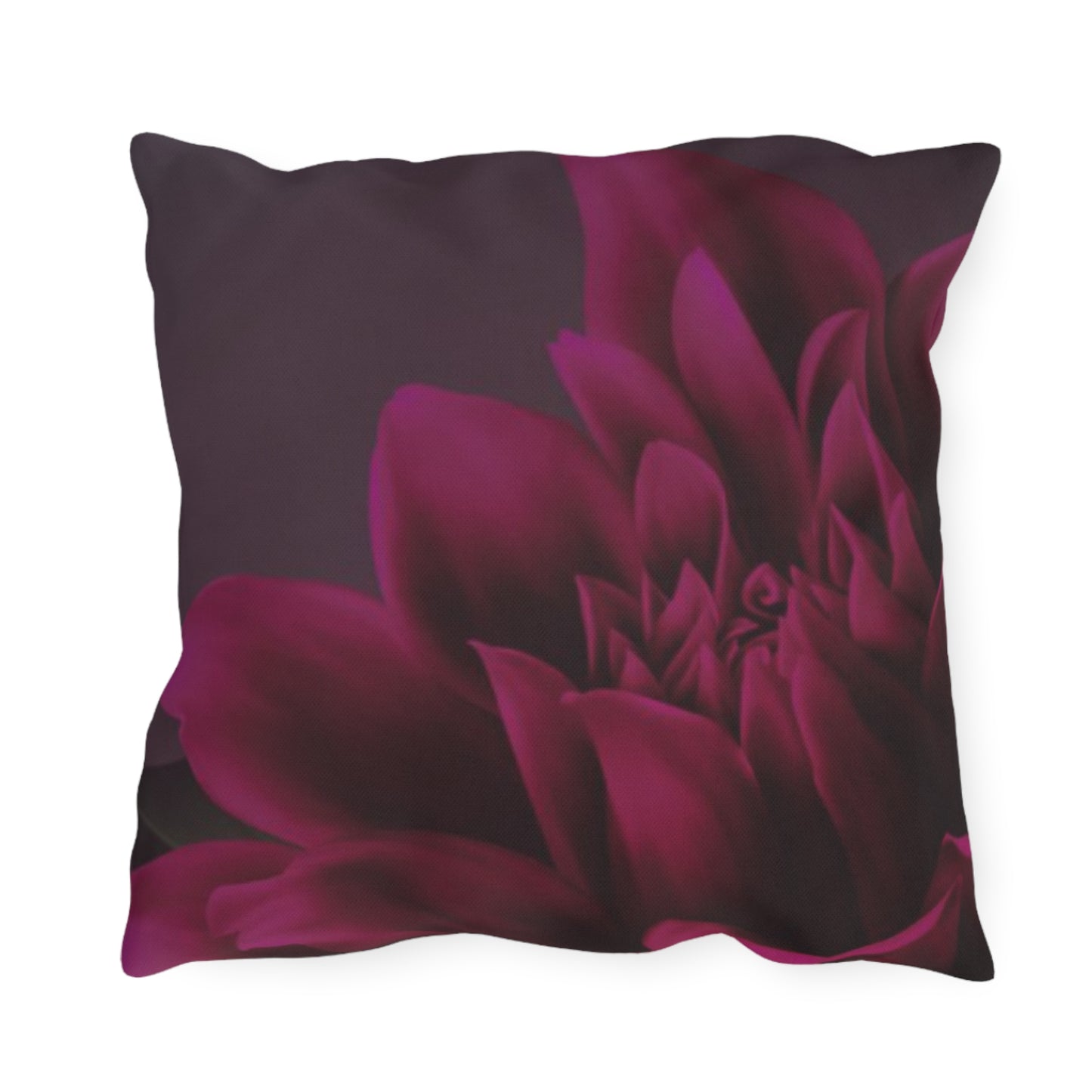 Magenta Dahlia Outdoor Pillow