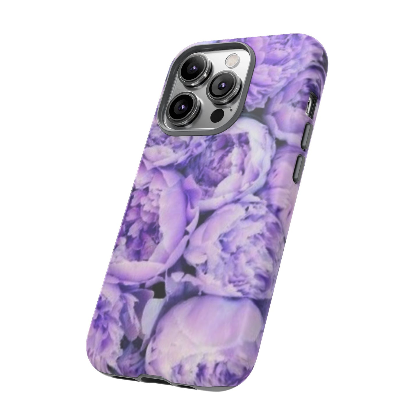 Purple Peony Tough Phone Case