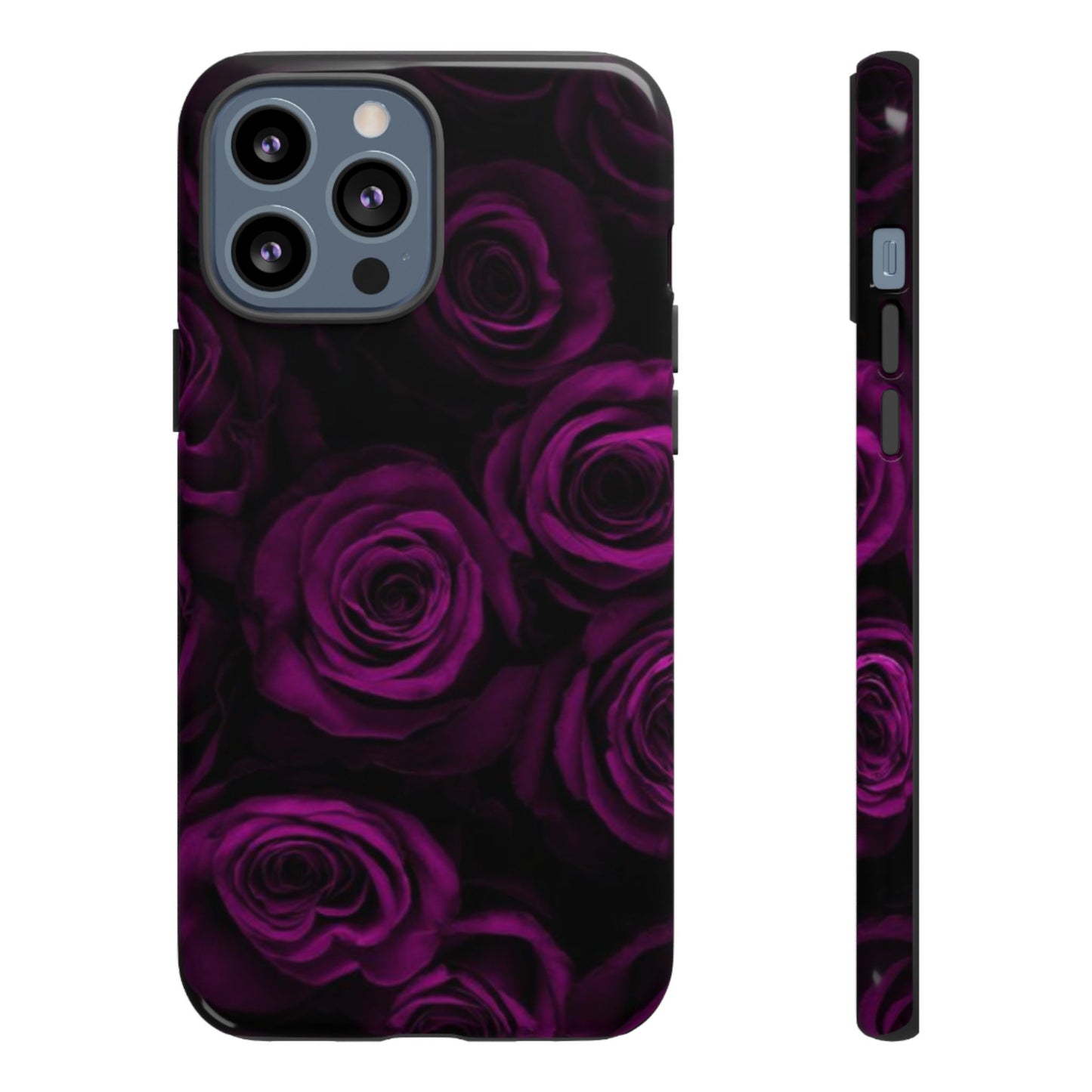 Dark Purple Roses Phone Tough Case