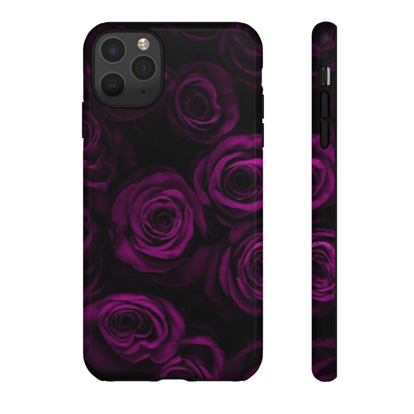 Dark Purple Roses Phone Tough Case