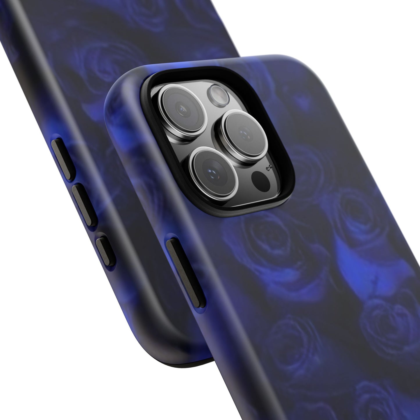 Dark Blue Roses Tough Phone Case
