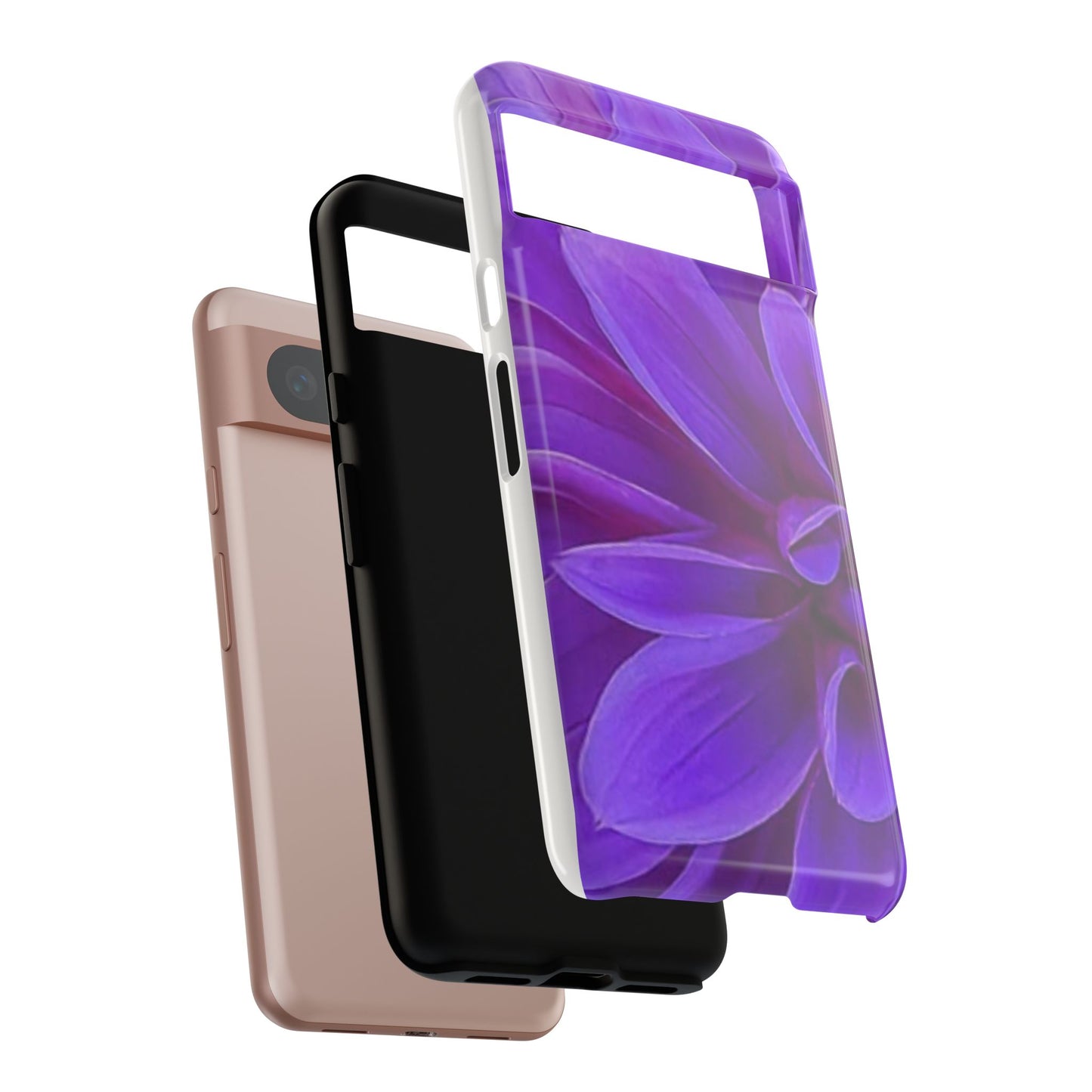 Purple Dahlia Tough Phone Case