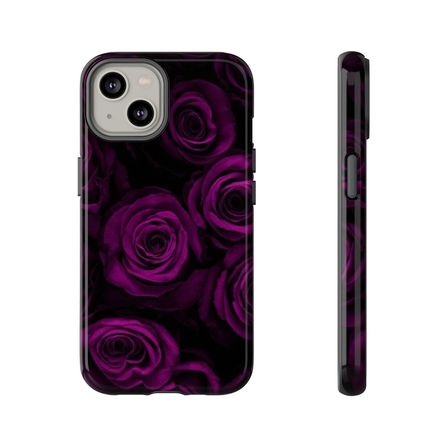 Dark Purple Roses Phone Tough Case