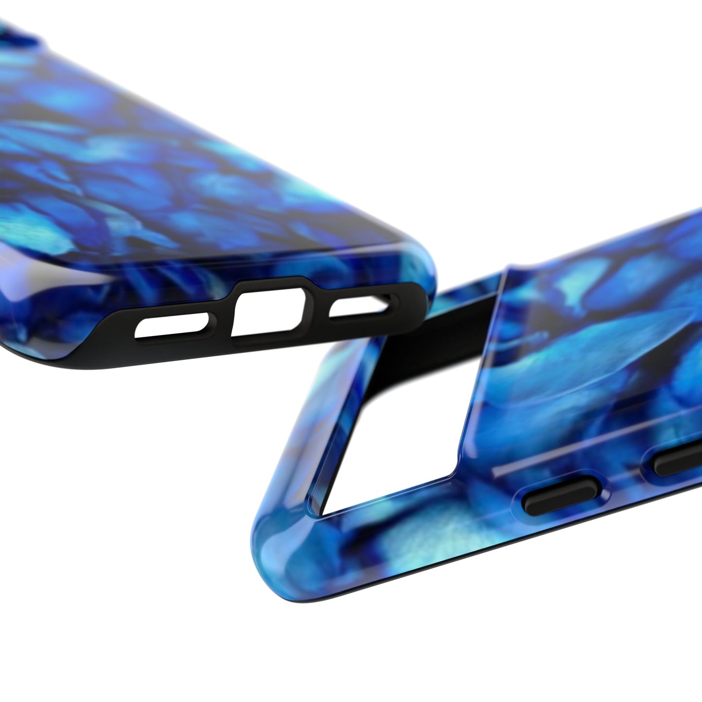 Blue Petals Tough Phone Case