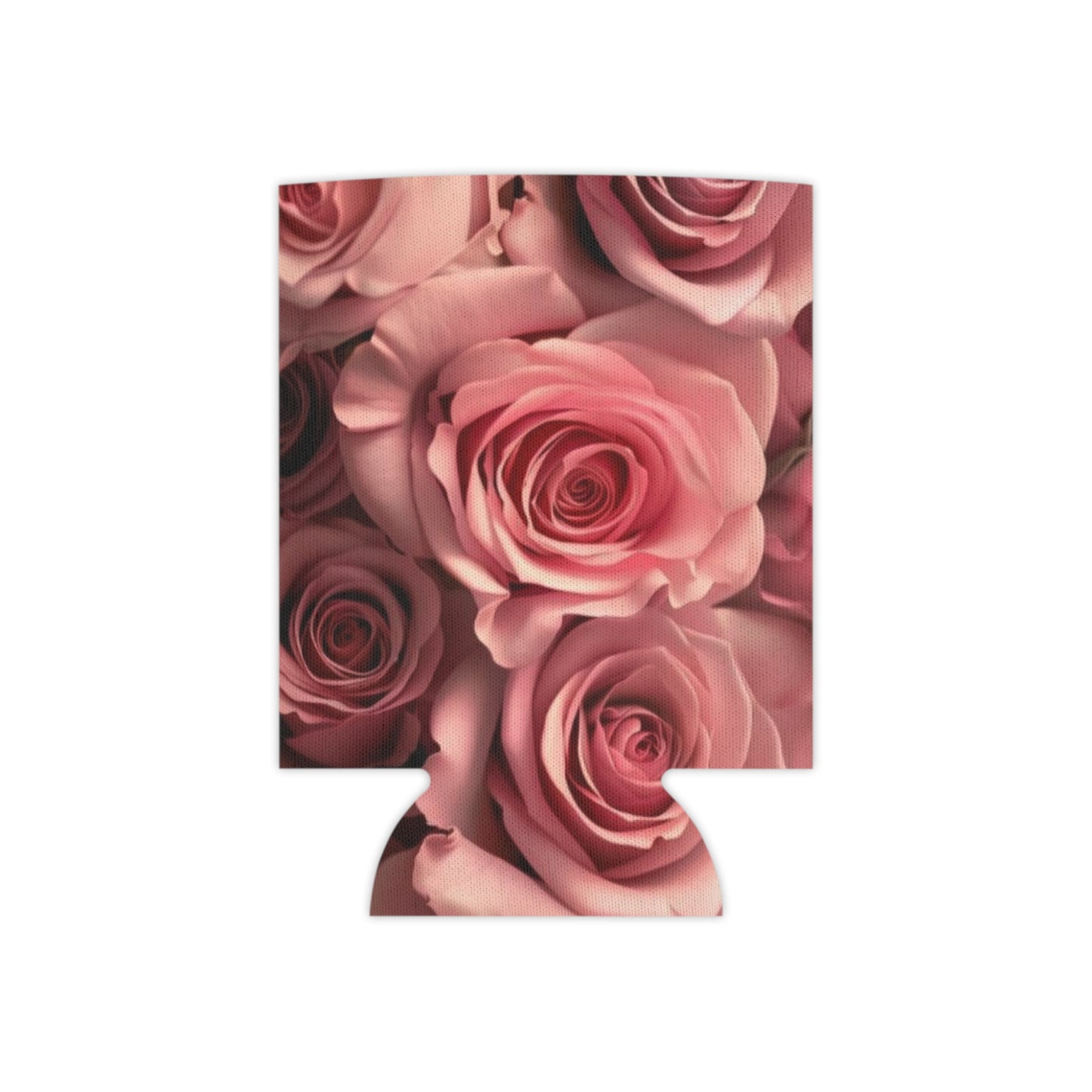 Pink Roses Can Cooler
